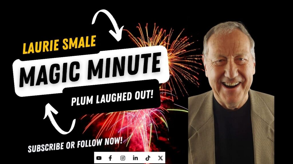 Plum Laughed Out Laurie Smale Magic Minute