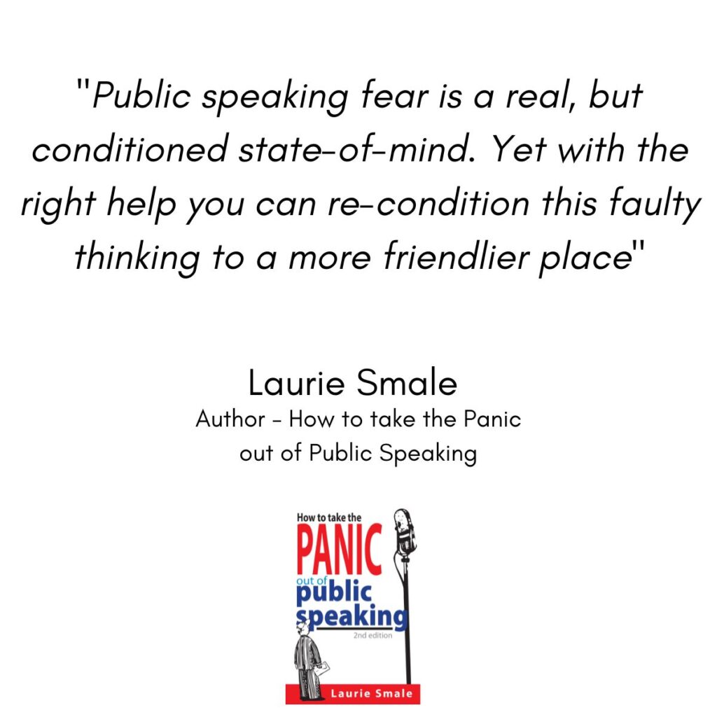 Public Speaking Fear Laurie Smale Quote