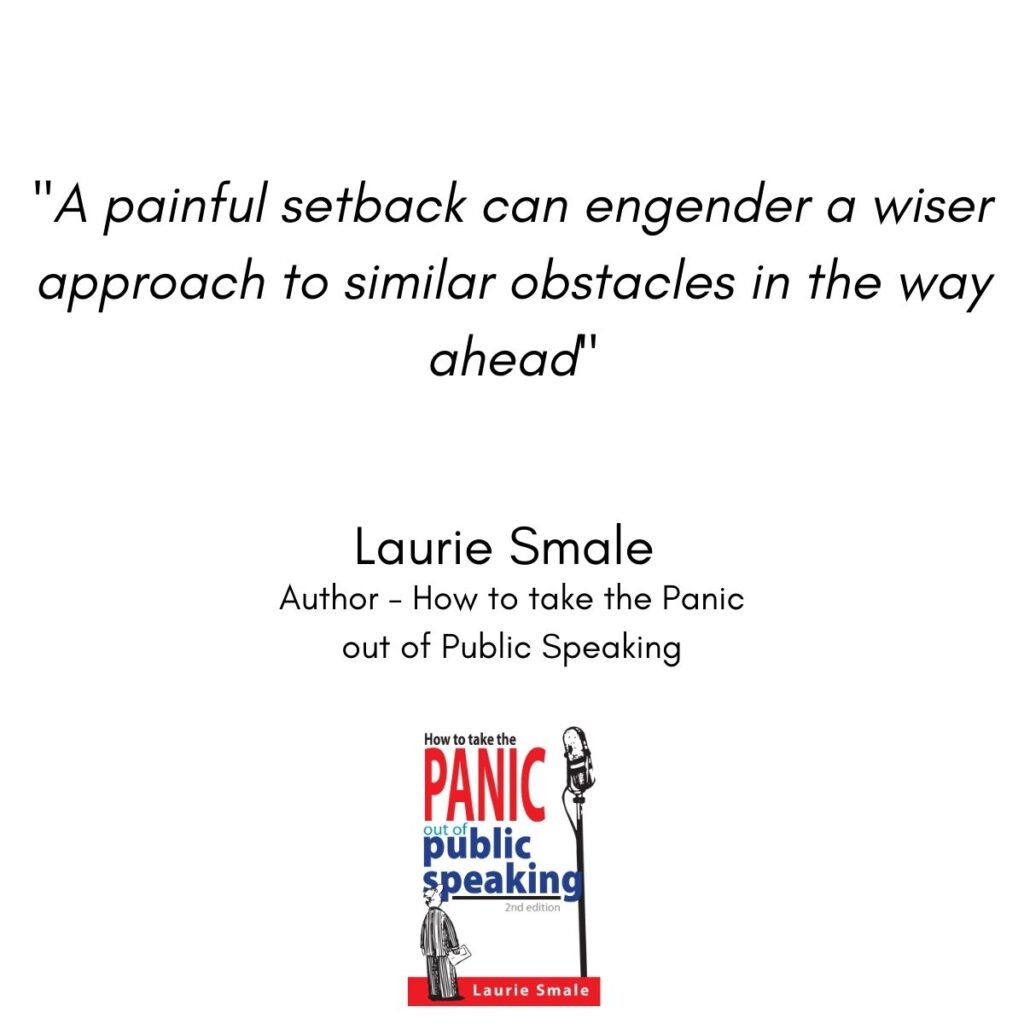 A Painful Setback Laurie Smale Quote