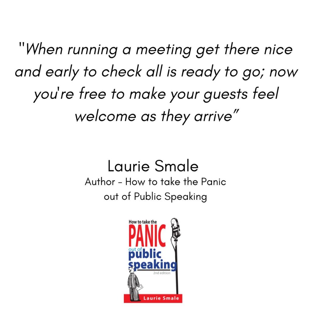 When Running A Meeting Laurie Smale Quote