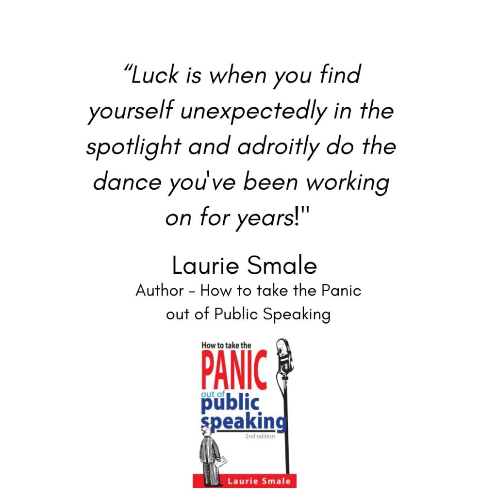 Luck is When You Find Laurie Smale Quote