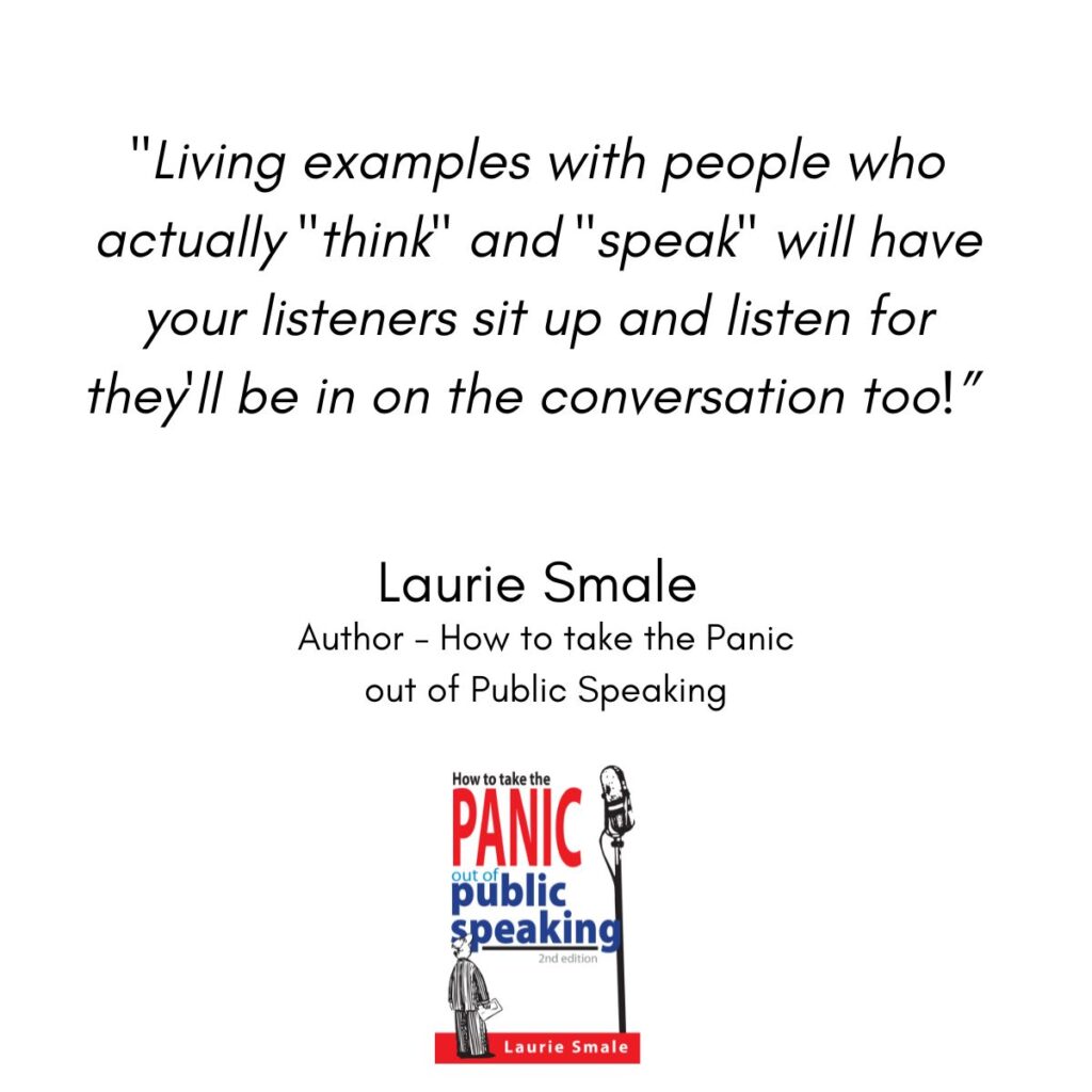 Living Examples Laurie Smale Quote