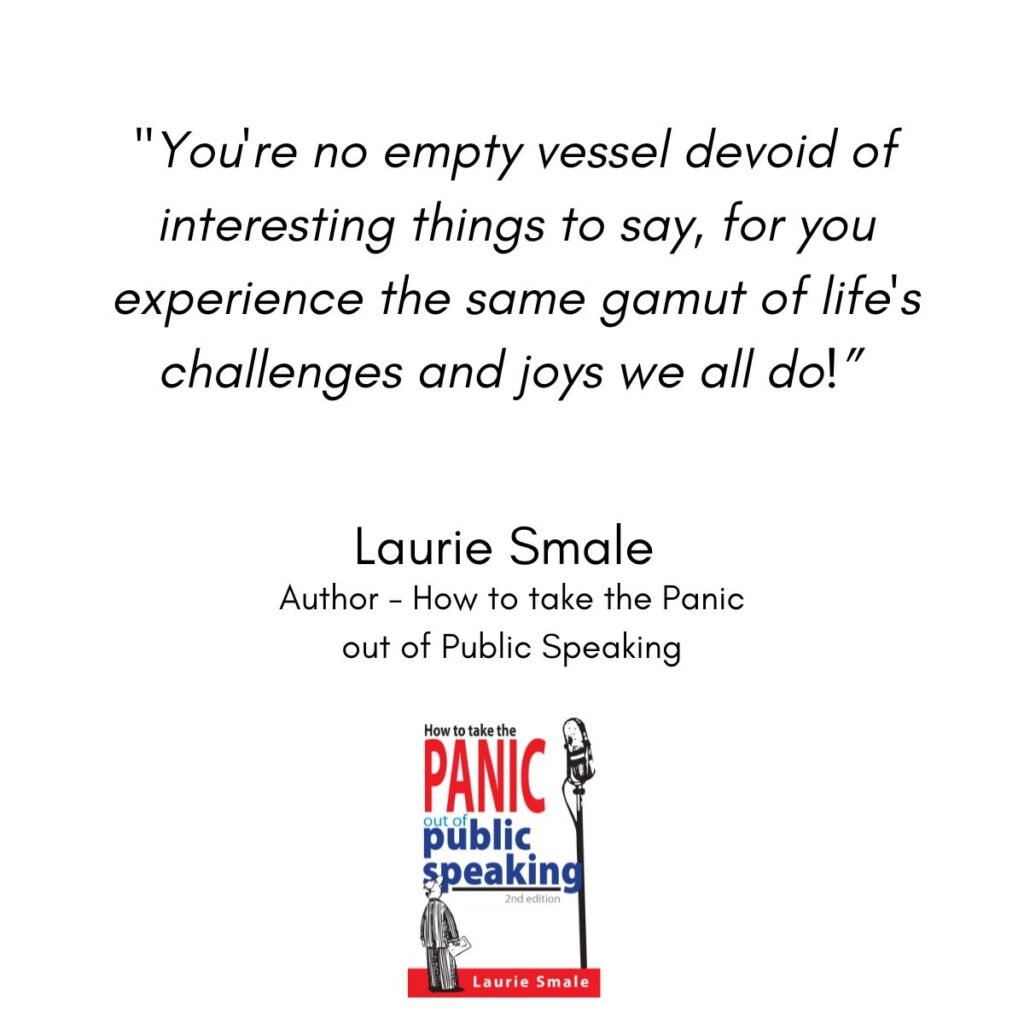 You're No Empty Vessel Laurie Smale Quote