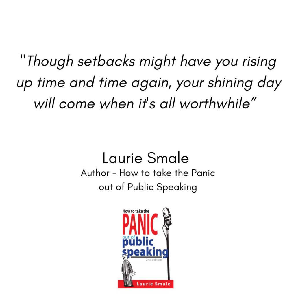 Though Setbacks Might Have You Rising Up Laurie Smale Quote