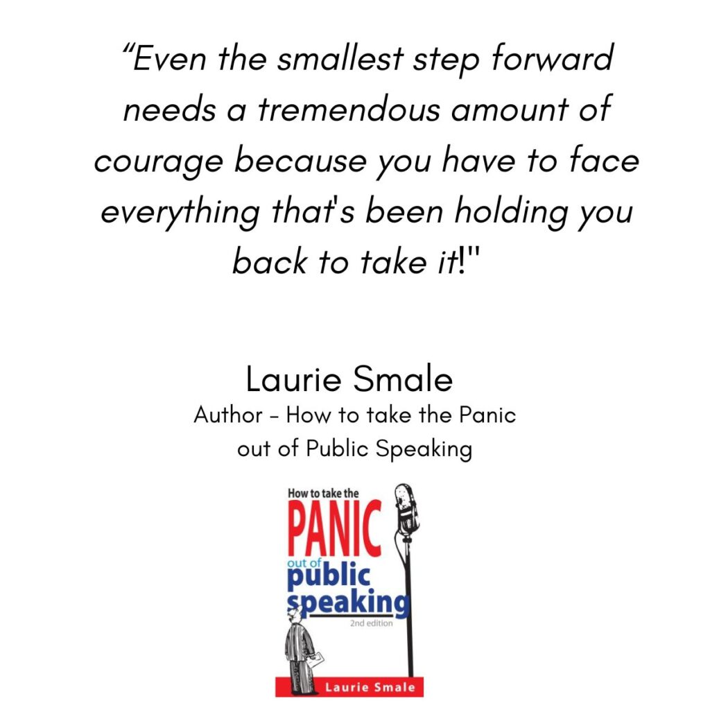 Even The Smallest Step, Laurie Smale Quote