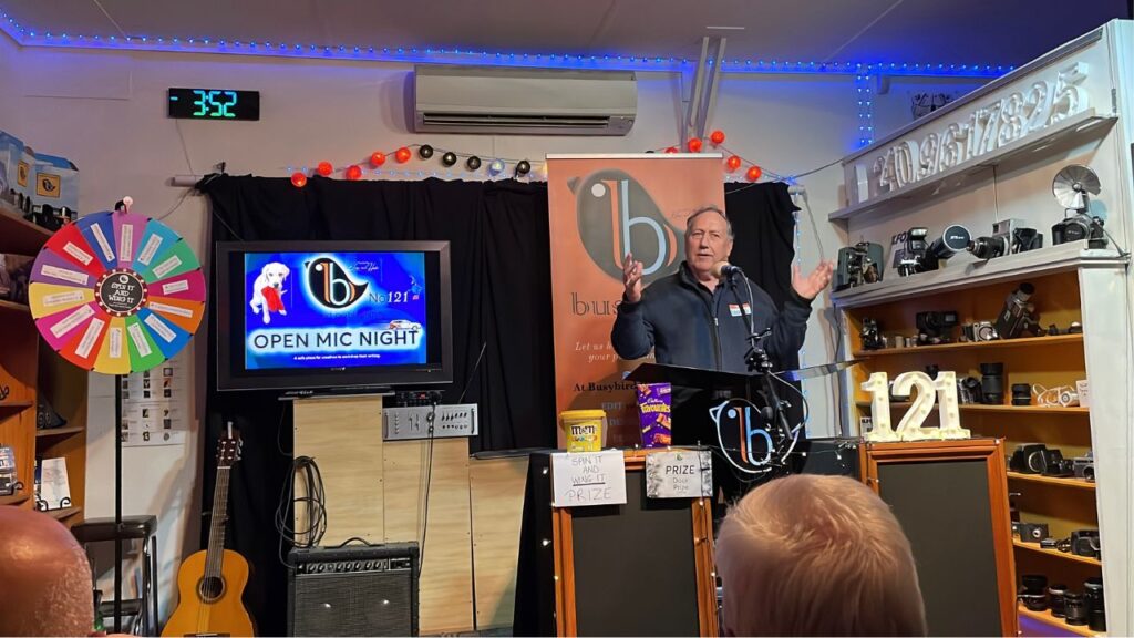 Busybird Publishing Open Mic Night #121 with Laurie Smale